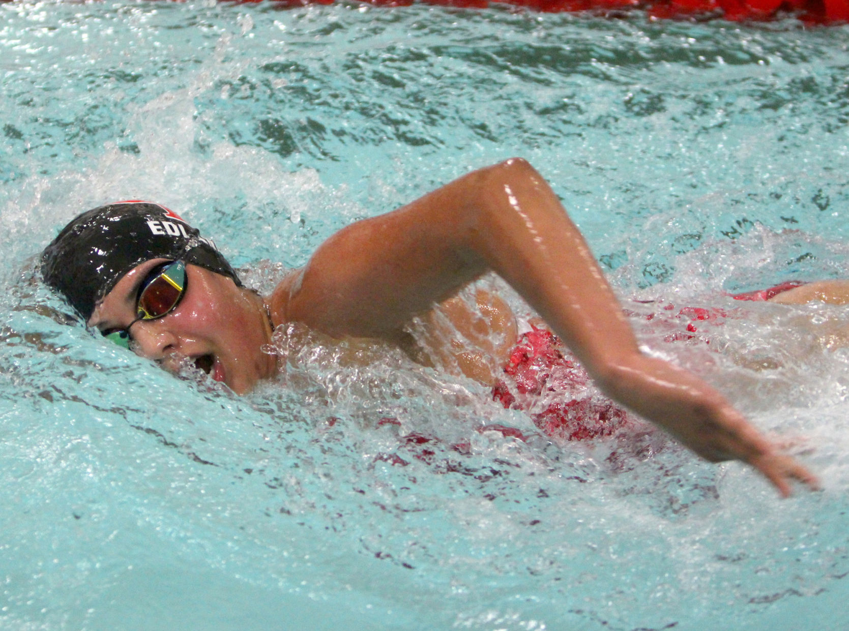 Hudson at Chi-Hi girls swimming 9-10-19